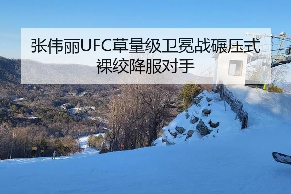 张伟丽UFC草量级卫冕战碾压式裸绞降服对手
